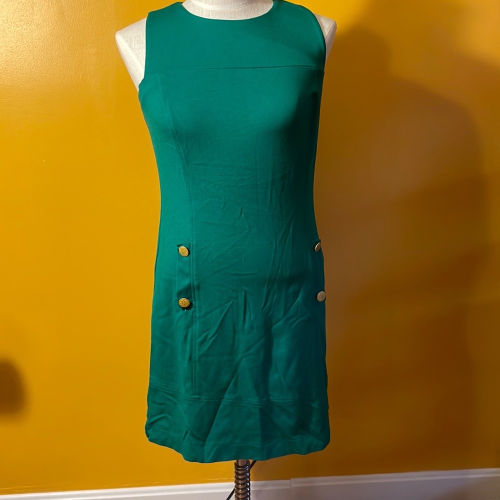 Emerald green dress